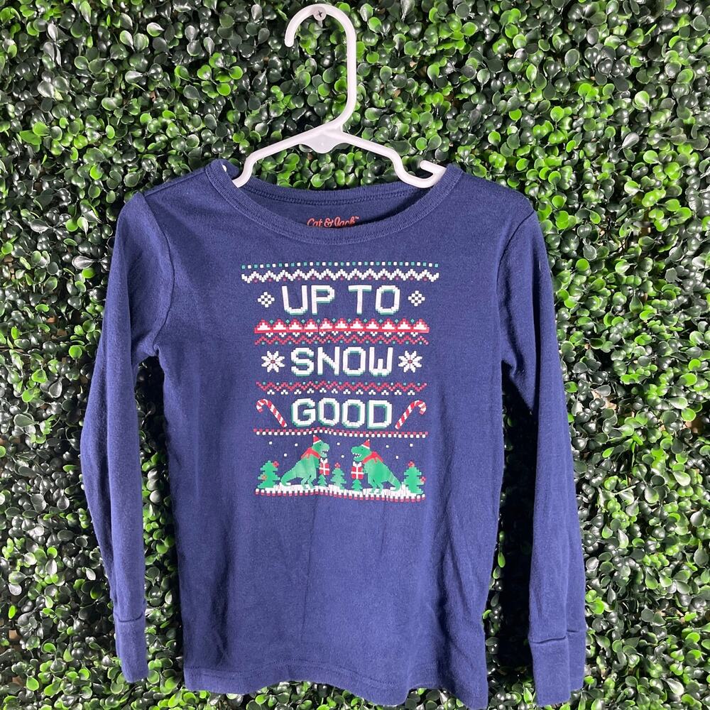 Cat & Jack, Boys Blue Pajama Top, Size 5T